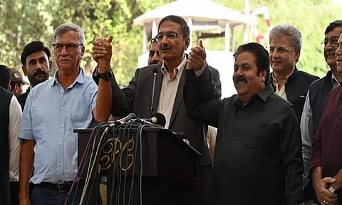 Zaka Ashraf with Rajeev Shukla and Roger Binny