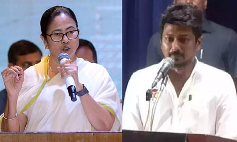 Mamata Banerjee; Udhayanidhi (File)