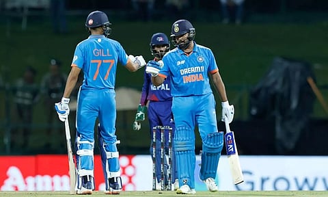 Rohit Sharma and Shubman Gill (X/@BCCI)