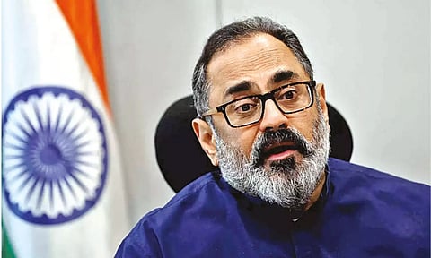 Union Minister Rajeev Chandrasekhar