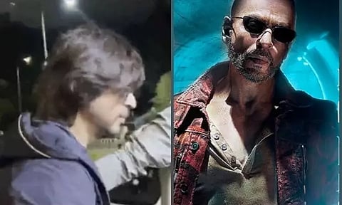 SRK (Photo: ANI), Jawan poster (Image source: Instagram)