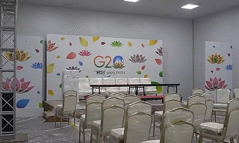 International Media Centre at ITPO Complex in Delhi for G20 Summit. (Photo: ANI)