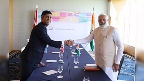 Prime Minister Rishi Sunak and PM Narendra Modi (Photo/PTI) 