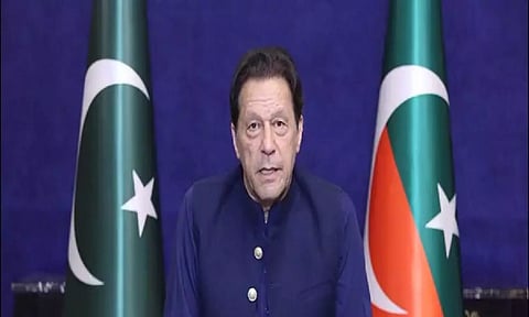 Former Pakistan Prime Minister Imran Khan (Photo:ANI)