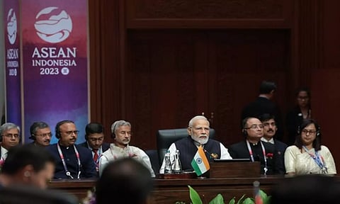 Prime Minister Narendra Modi at the 20th ASEAN Summit in Jakarta