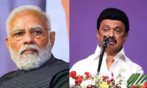PM Narendra Modi; TN CM M K Stalin (File)