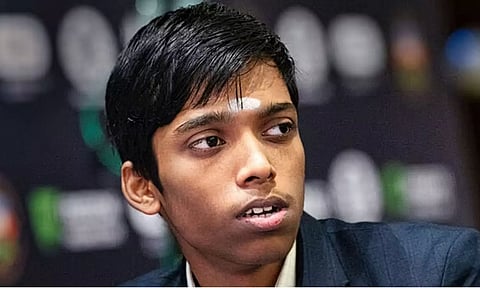 Indian Grandmaster R Praggnanandhaa (PTI)