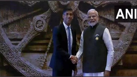 UK PM Rishi Sunak, PM Narendra Modi (Photo/ANI)