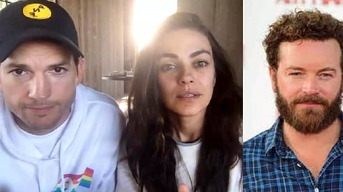  Actors and star couple Ashton Kutcher and Mila Kunis 