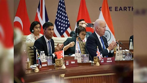UK Prime Minister Rishi Sunak, US President Joe Biden attend G20 Summit (Image Credit: X/@RishiSunak)