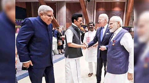 Tamil Nadu CM Stalin posts picture of him with Joe Biden at G20 dinner (Photo:X/@mkstalin)