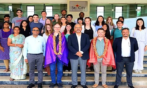 Stanford University students, faculty visit Sri city