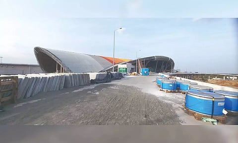 New terminal at Tiruchy airport nearing completion.
