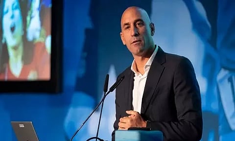 Luis Rubiales. (Photo- Spanish Football Federation Twitter)