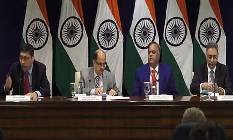 Special Briefing on the State Visit of Crown Prince and Prime Minister of Saudi Arabia to India (Image: ANI)