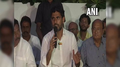 TDP general secretary Nara Lokesh (Photo/ANI)