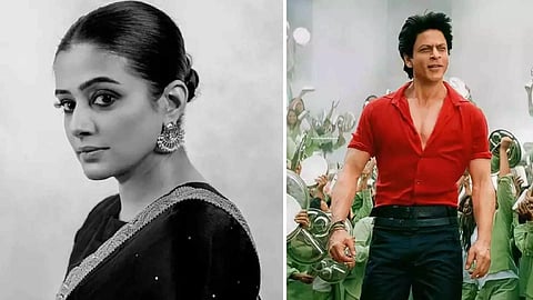 (L-R) Actor Priyamani; Shah Rukh Khan