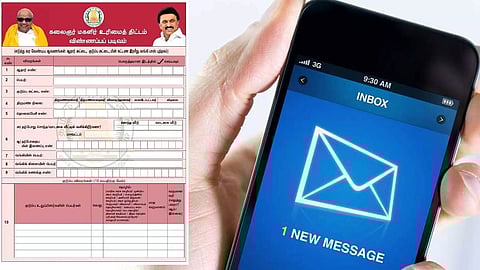 Kalaignar Magalir Urimai Thittam form: Representative image