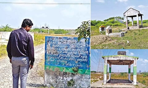 The burial grounds in Athipattu village in Tiruvalangadu Block, Tiruvallur District, are segregated according to caste