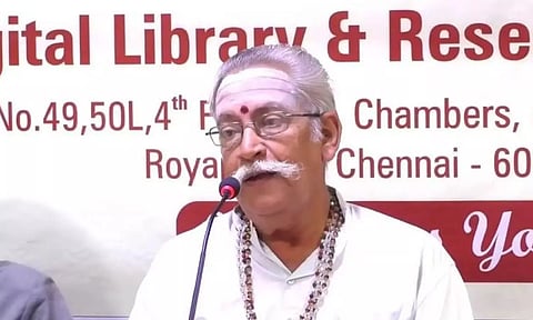 Former Vishwa Hindu Parishad(VHP) leader RBVS Manian