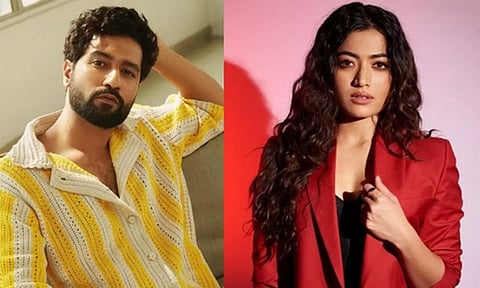 Vicky Kaushal and Rashmika Mandana