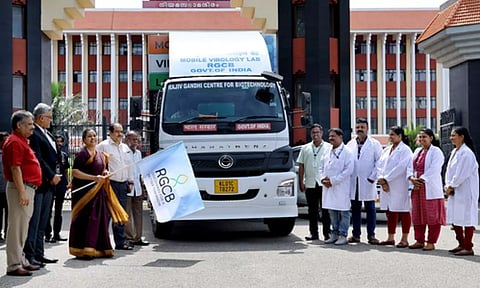 Mobile virology testing laboratory