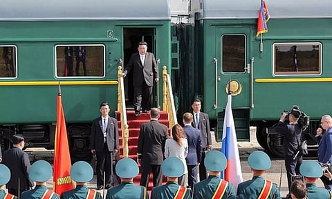 North Korean leader Kim Jong-un arrives in Russia
