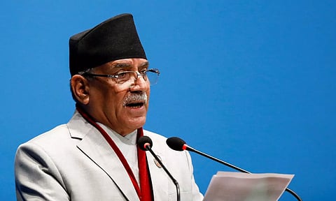 Nepal's Prime Minister Pushpa Kamal Dahal (Reuters)