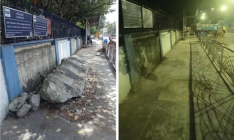 DT Next Impact: Debris on the pavement removed