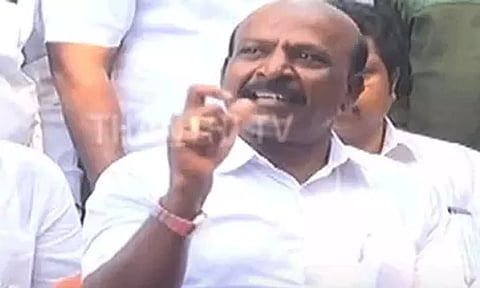 Tamil Nadu Health Minister Ma Subramanian (Thanthi TV screengrab)