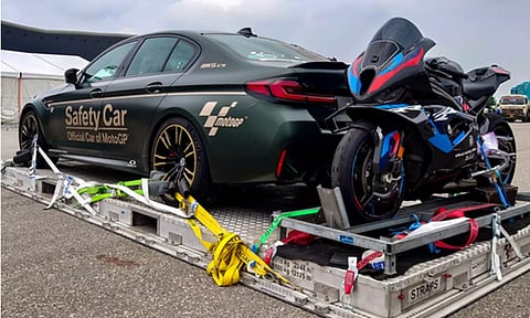 MotoGP 2023: Safety car and bike arrive for Grand Prix of India