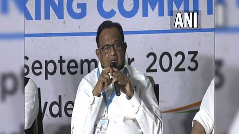 Congress leader P Chidambaram (Photo/ANI)