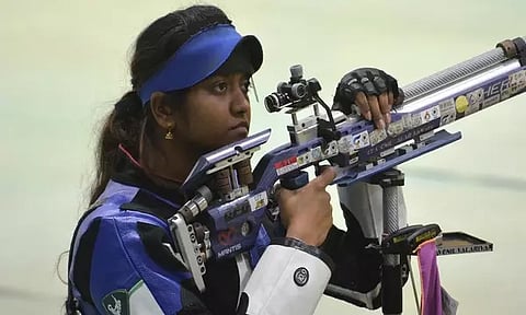 Shooter Elavenil Valarivan. (Photo- ANI)