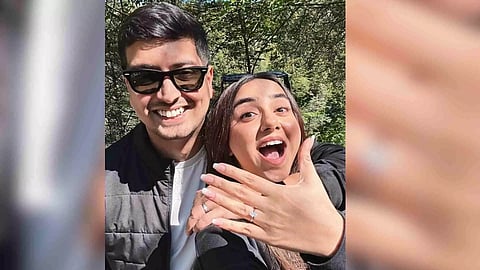 Prajakta Koli and Vrishank Khanal (Photo/Instagram)