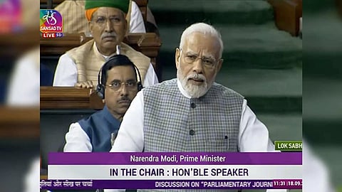 Prime Minister Narendra Modi (Photo/Sansad TV)