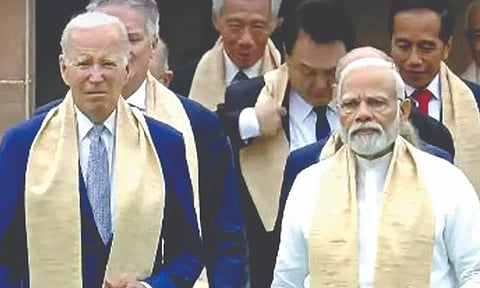U.S President Joe Biden and PM Narendra Modi
