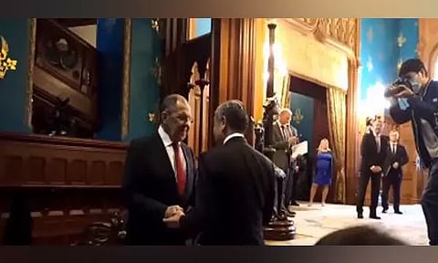 Russian Foreign Minister Sergey Lavrov met his Chinese counterpart in Moscow (Photo: X/@mfa_russia)