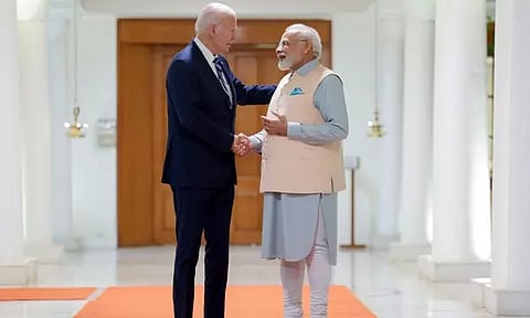 PM Modi and US President Joe Biden (Photo: ANI)