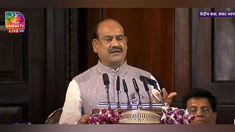 Lok Sabha speaker Om Birla (Photo: Sansad TV)