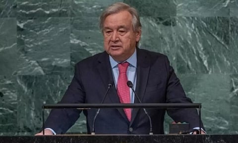 UN Secretary General Antonio Guterres 