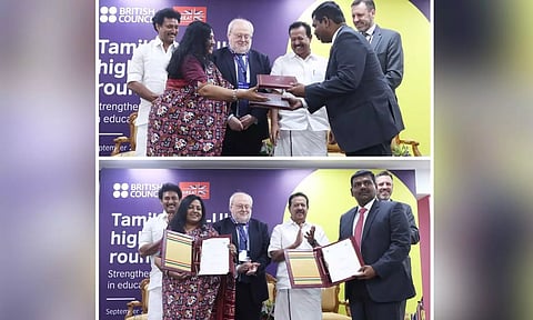 Pictures from the event. Twitter - @Anbil_Mahesh