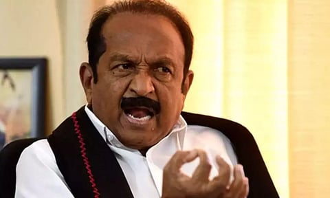 MDMK general secretary Vaiko, File photo