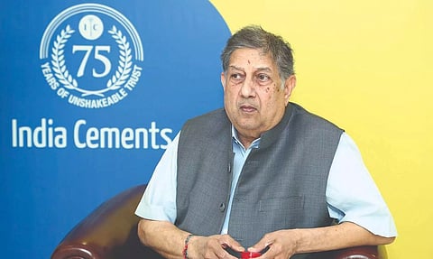 N Srinivasan, Vice Chairman and Managing Director, India Cements