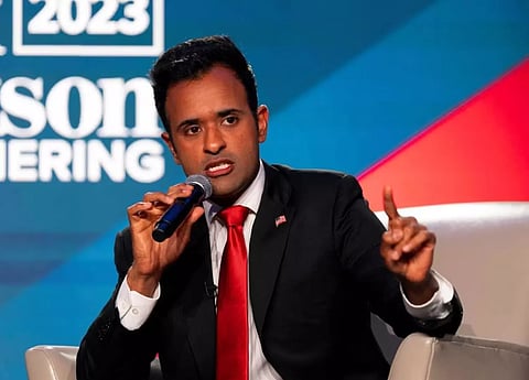 Indian American entrepreneur and Republican presidential candidate Vivek Ramaswamy (Reuters)