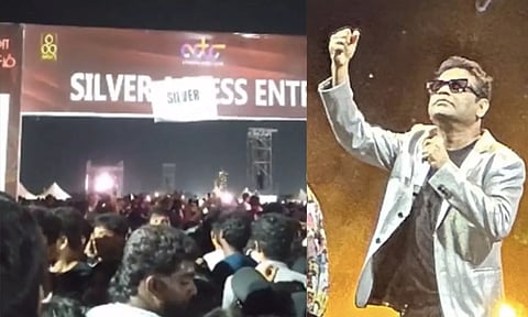 Live picture from the concert; AR Rahman