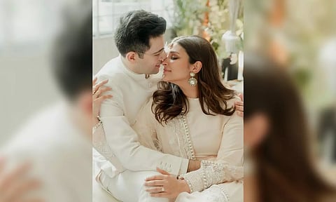 Parineeti Chopra with Raghav Chadha (IANS)