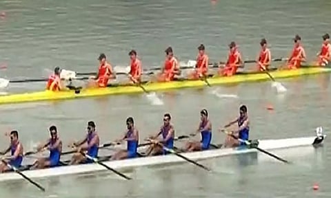 Indian Men's Coxed Eight Team (Twitter) 