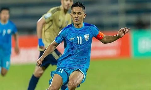 Indian football team (Image: Olympcis.com/ AIFF)