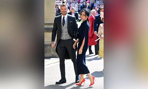 David and Victoria Beckham.