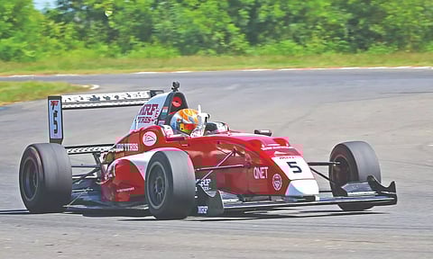 Chetan Korada celebrates his win